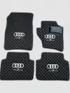 Audi S Line Custom Premium Floor Mats - Gray  / Black