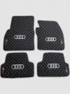 Audi S Line Custom Premium Floor Mats - Gray  / Black