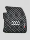 Audi S Line Custom Premium Floor Mats - Gray  / Black