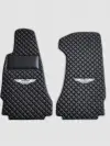 Aston Martin Custom Premium Floor Mats - Gray / Black 