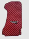 Aston Martin Custom Premium Floor Mats - Gray / Red 