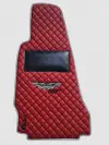 Aston Martin Custom Premium Floor Mats - Gray / Red 