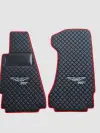 Aston Martin Custom Premium Floor Mats -  Red / Black 