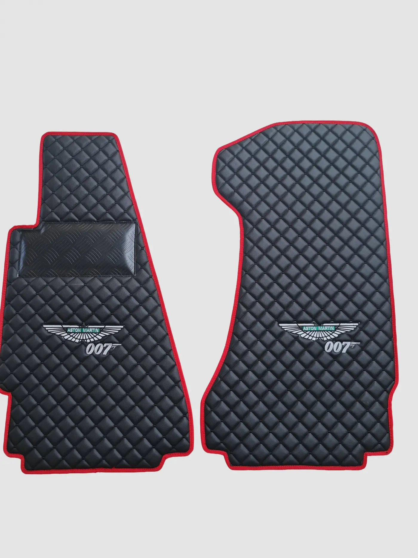 Aston Martin Custom Premium Floor Mats -  Red / Black 