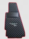 Aston Martin Custom Premium Floor Mats -  Red / Black 