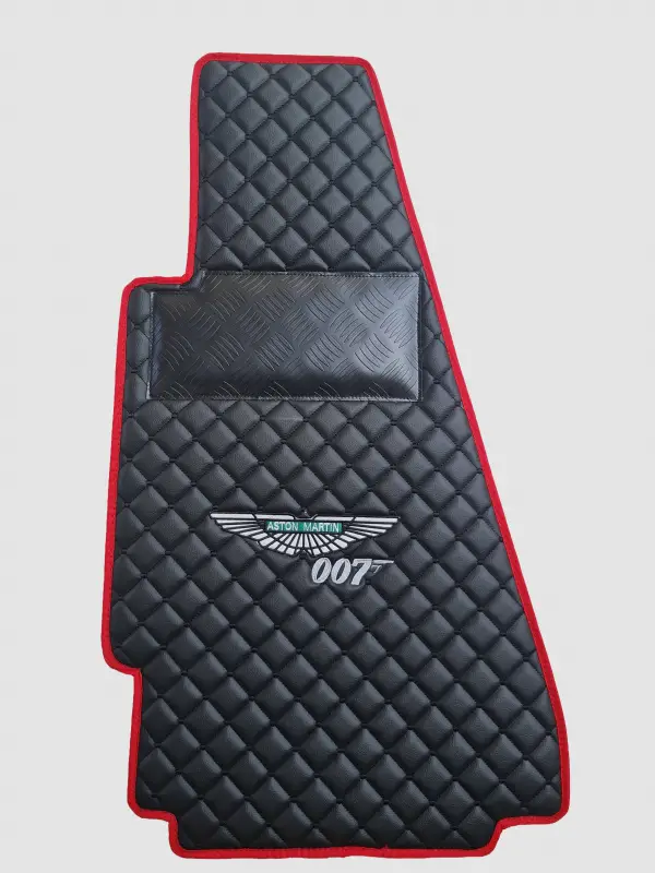 Aston Martin Custom Premium Floor Mats -  Red / Black 