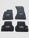 Audi S Line Custom Premium Floor Mats - Black / Black
