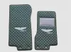 Aston Martin Custom Premium Floor Mats - Black / Green 