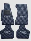 Aston Martin Custom Premium Floor Mats - Navy Blue  / Navy Blue 