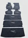 Aston Martin Custom Premium Floor Mats - Navy Blue  / Navy Blue 