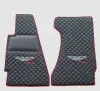 Aston Martin Custom Premium Floor Mats - Red / Black